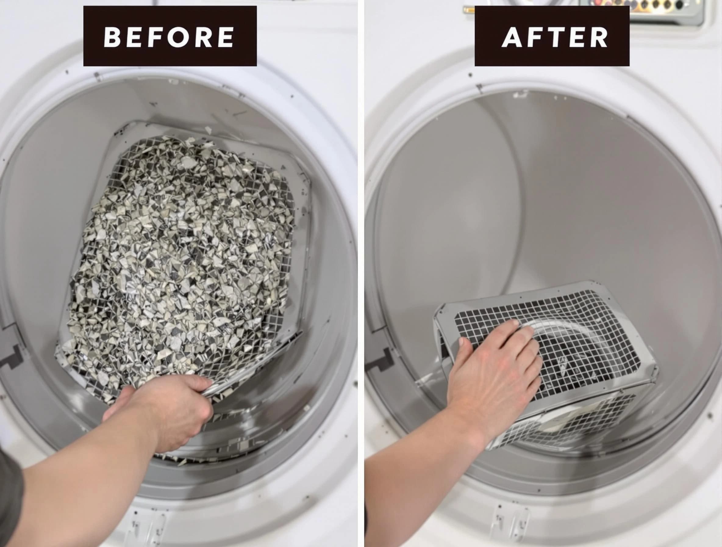 Professional lint trap cleaning by Placitas Dryer Vent Cleaning in Placitas