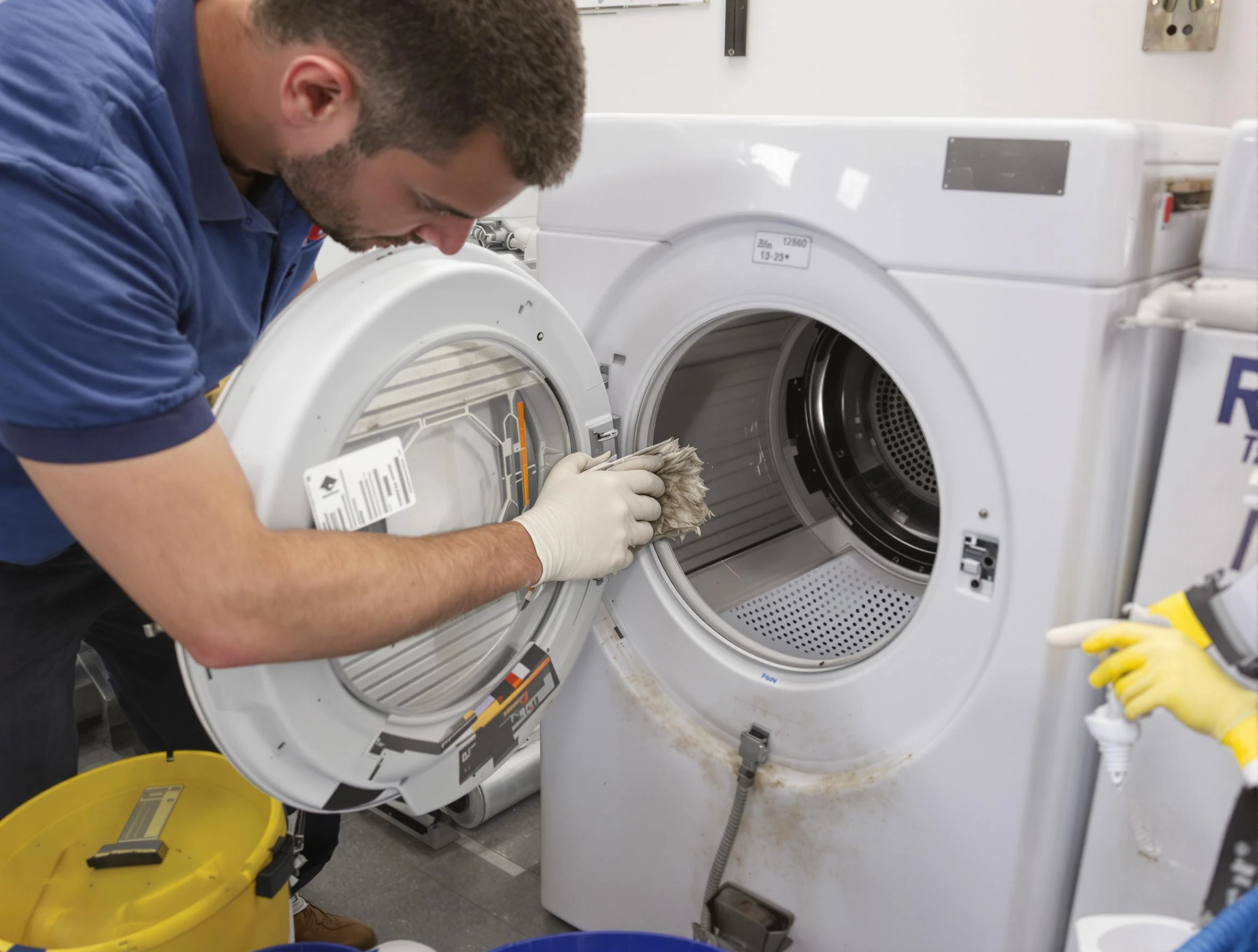 Placitas Dryer Vent Cleaning specialist performing detailed lint trap cleaning service in Placitas